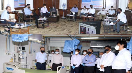 कॅान्टॅक्ट ट्रेसींग,कंटेनमेंट झोन आणि रूग्णालय व्यवस्थापन यांची अंमलबजावणी योग्य पद्धतीने करा-मुख्य सचिव अजोय मेहता