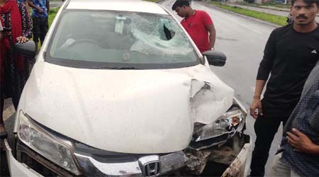 कार - दुचाकी अपघात , एक जण ठार