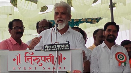 पांझरा- कान साखर कारखान्यामुळे होणार रोजगारात वाढ : मंत्री दादाजी भुसे शेतकरी मेळावा आणि पांझरा- कान साखर कारखाना नूतनीकरण शुभारंभ सोहळा संपन्न