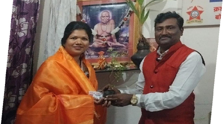 सौ.अश्विनी आळीमकर यांची क्राईम बॉर्डर च्या पुणे / ठाणे जिल्हा प्रतिनिधी पदावर नियुक्ती