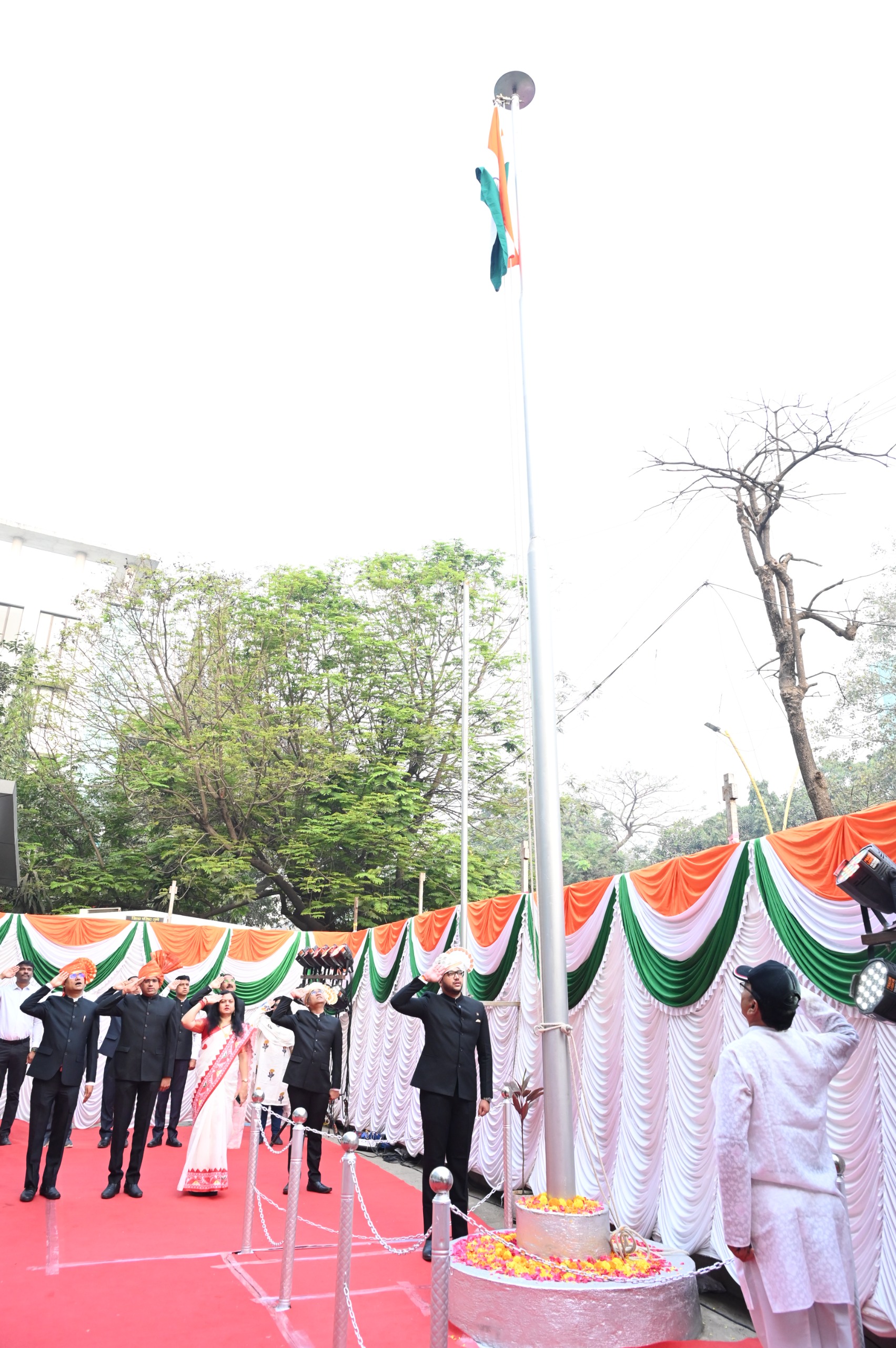 जिल्हा परिषद, ठाणे येथे भारतीय प्रजासत्ताक दिन उत्साहात साजरा
