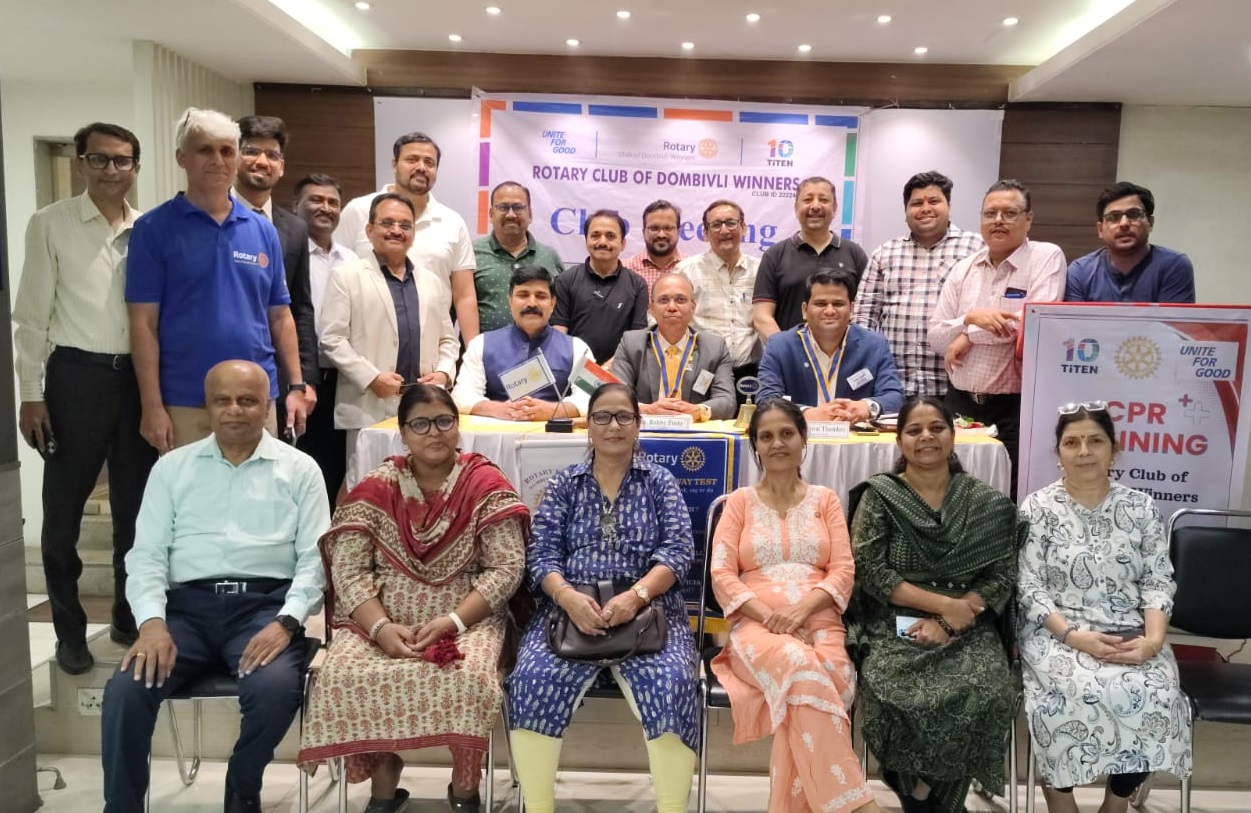 Rotary Club of Dombivli Winners Hosts Lifesaving CPR Workshop and Celebrates 121 Years of Rotary