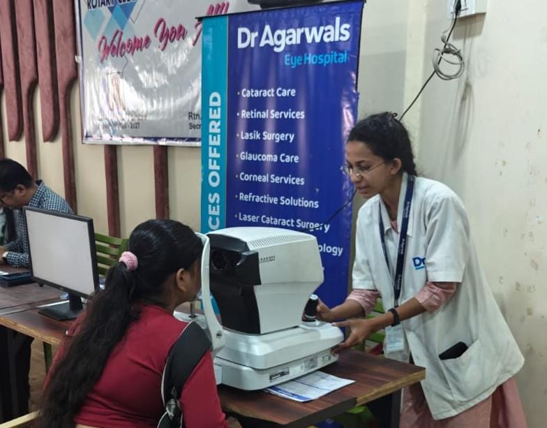 Rotary Club of Dombivli Winners Organizes Eye Check-Up Camp in Kalyan