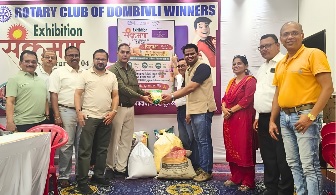रोटरी क्लब ऑफ डोंबिवली विनर्सतर्फे पितृपक्षानिमित्त ‘अन्नदान मोहीम’; उल्हासनगरमधील वृद्धाश्रमाला २०० किलोहून अधिक धान्याची मदत